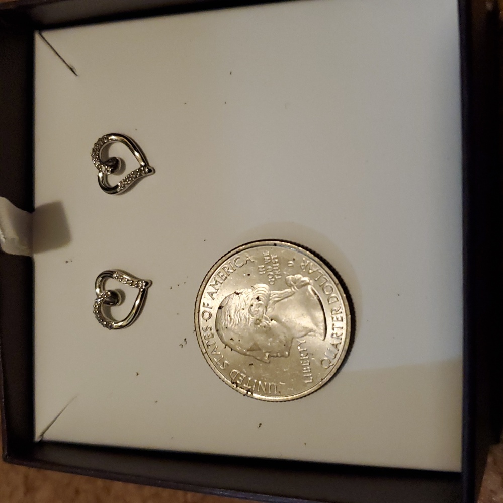 Hallmark Silver Heart Earrings